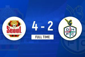 K联赛：宋旻揆替补2球1助，首尔FC4-2逆转大田市民